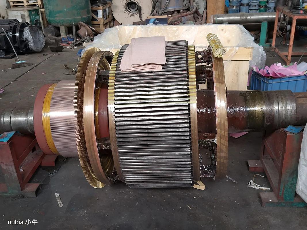 1500kw直流電機更換換向器 電樞線圈#直流高壓電機維修